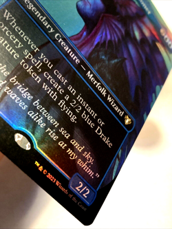 MTG Talrand, Sky Summoner BORDERLESS FOIL Commander Masters 0673 NM - Image 3