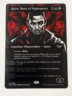 MTG | Kaito, Bane of Nightmares (✨Textured Foil✨) [Duskmourn] - Image 1