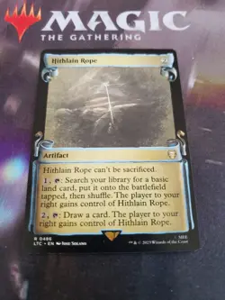 Mtg. Hithlain Rope. Showcase Scrolls. The Lord of the Ring. Pack Fresh - Image 1