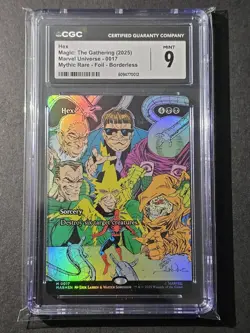 MTG CGC 9 Hex (Borderless Foil) M 0017 Marvel Universe Eternal-Legal - Image 1