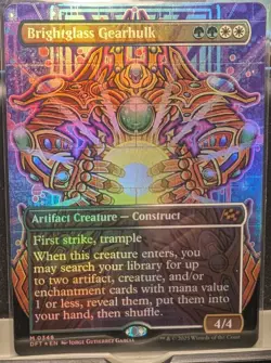 Brightglass Gearhulk (Borderless) Aetherdrift Foil - Image 1