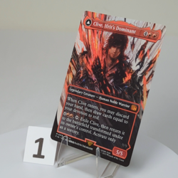 Clive, Ifrit's Dominant 318 Borderless Regular FIN MTG NM See Video - Image 2