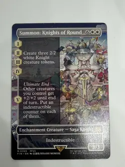 MTG - Summon: Knights of Round Nonfoil (Borderless) - Final Fantasy - Image 2