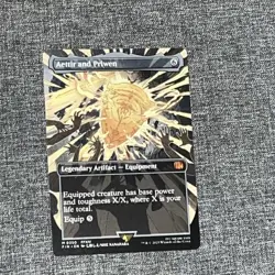 Aettir and Priwen Borderless 0350 Regular Final Fantasy FIN MTG NM M - Image 1