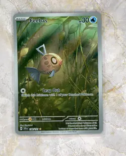 2024 Pokemon Scarlet & Violet SSP EN-Surging Sparks #198 Feebas IR - Image 1