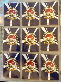 Pokemon Neo premium File 2 Japanese Neo Genesis Binder 9 Pieces Set mint conditi - Image 3