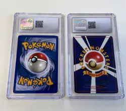 2x CGC 7/7.5 Pokemon WOTC Light Ninetales Neo Destiny & Japanese Goldeen Jungle - Image 2