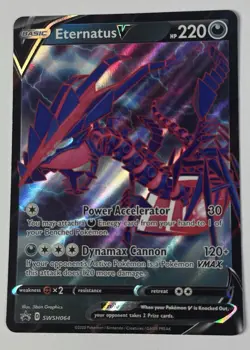 Pokemon TCG - Eternatus V - SWSH064 - 2020 - Sword And Shield Black Star Promo - Image 2
