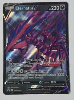 Pokemon TCG - Eternatus V - SWSH064 - 2020 - Sword And Shield Black Star Promo - Image 4