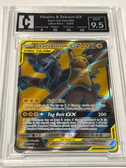 Pokemon TCG SM248 Pikachu & Zekrom GX Tag Team Black Star Promo Ultra Rare - Image 1