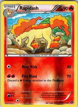 Rapidash 17/114 XY - Steam Siege Pokemon TCG LP - Image 1