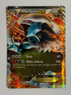 Pokemon TCG White Kyurem EX 96/135 Ultra Rare Plasma Storm - Image 1