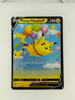 2021 Pokemon Celebrations Flying Pikachu V 006/025 NM - Image 1