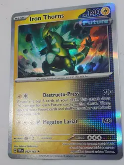 Iron Thorns - Holo Rare - Temporal Forces 062/162 Pokemon NM /M Unplayed - Image 2