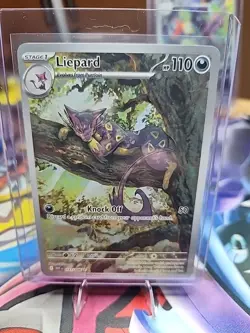 2025 Pokemon SV White Flare WHT EN Liepard Illustration Rare #137/086 - Image 1