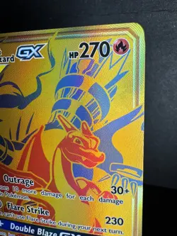 Reshiram & Charizard GX Tag Team SM247 Black Star Promo Pokemon - NM - Image 3