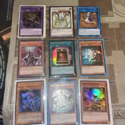Yugioh Auction Lot!! Nine Cards All Foils Nm 111 - Image 1