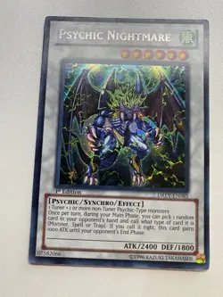 Yugioh Psychic Nightmare 1st Edition Secret Rare DREV-EN085 MP - Image 1