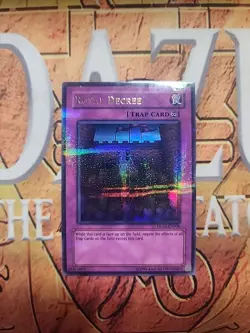 Royal Decree HL03-EN006 Ultra Parallel Rare Hobby League 3 NM/VLP Yugioh - Image 1