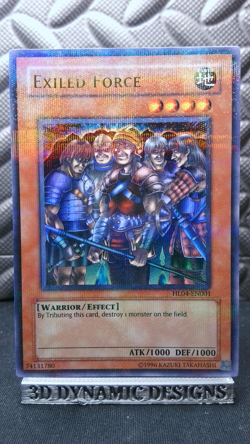 | Yugioh Exiled Force HL04-EN001 Ultra Parallel Rare Hobby League 4 NM- | - Image 1