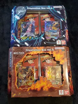 One Piece TCG Illustration Box Vol. 5 And Vol.6 New Sealed - Image 1