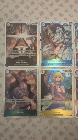 One Piece TCG OP13 SR Lot Five Elders/Yamato/stussy/Rayleigh/Newgate & More NM - Image 2