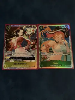 Boa Hancock and Nami SR OP14 Lot of 2 One Piece Card Game - Image 1