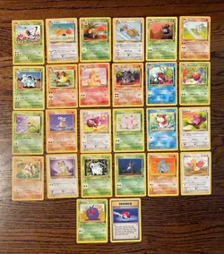 Pokemon TCG 1999 - Base Set/Jungle/Fossil LOT of 92 Cards (NO DUPLICATES) - MP - Image 2
