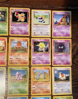 Pokemon TCG 1999 - Base Set/Jungle/Fossil LOT of 92 Cards (NO DUPLICATES) - MP - Image 5