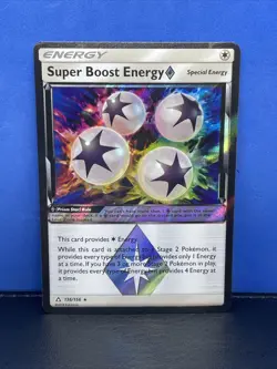 Super Boost Energy Prism Star - 136/156 - Pokemon Ultra Prism Sun Moon Card NM - Image 1