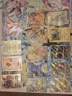 Huge lot (75) of Pokemon EX Cards Phantasmal Flames Mega Evolution Crown Zenith - Image 1