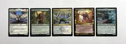 137 MTG MAGIC THE GATHERING 5 CARD MIXED LOT ALL RARE GOLD ♨ - Image 1