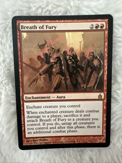 MTG Magic The Gathering Card Breath of Fury Ravnica: City of Guilds Regular 116 - Image 1