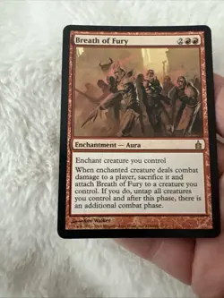 MTG Magic The Gathering Card Breath of Fury Ravnica: City of Guilds Regular 116 - Image 2