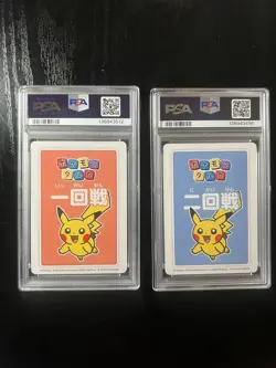 PSA 10 Pokemon Taruka Pikachu Round 1 & 2 / 1st & 2nd (2 graded card lot) - Image 2