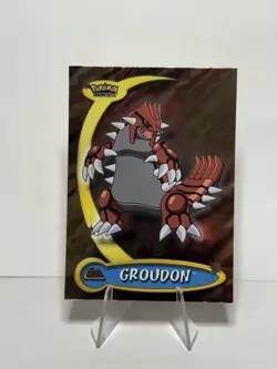 Pokemon Card Groudon No. 33 Topps Advanced Challenge *Foil* 2003 - Image 1