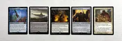 136 MTG MAGIC THE GATHERING 5 CARD MIXED LOT ALL RARE GOLD ♨ - Image 1