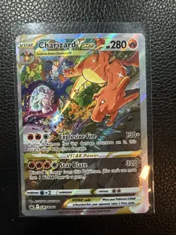 Charizard VSTAR SWSH262 SWSH: Sword & Shield Promo Cards Holo Off Center - Image 1