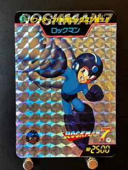 Mega MAN 7 Card No.211 Holo CAPCOM BANDAI JAPAN Japanese 1995 Very Rare - Image 1