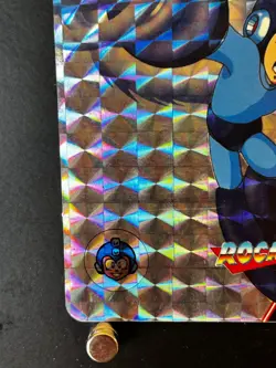 Mega MAN 7 Card No.211 Holo CAPCOM BANDAI JAPAN Japanese 1995 Very Rare - Image 4