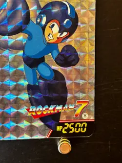 Mega MAN 7 Card No.211 Holo CAPCOM BANDAI JAPAN Japanese 1995 Very Rare - Image 5