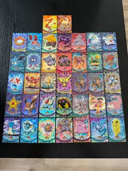 Topps Pokemon TV Animation Edition Series 1-2-3 Lot 37 cards Rainbow Holo Foil - Image 1