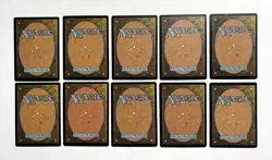 135 MTG MAGIC THE GATHERING 10 CARD MIXED LOT RARE GOLD UNCOMMON SILVER ♨ - Image 2