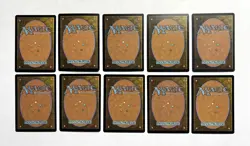 134 MTG MAGIC THE GATHERING 10 CARD MIXED LOT RARE GOLD UNCOMMON SILVER ♨ - Image 2