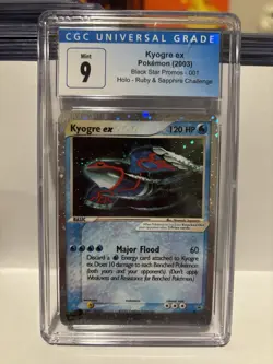 Kyogre EX Holo Black Star Promo 2003 Pokemon Card #001 - Image 1