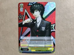 Persona 5 Weiss Schwarz Protagonist Trial Deck English RRR Foil Card - Image 1