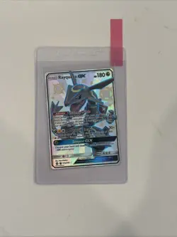 Shiny Rayquaza GX 177a/168 Hidden Fates Full Art Promo Pokemon Card NM - Image 1