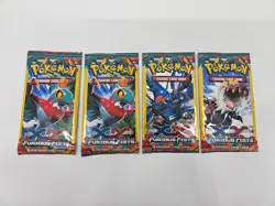 Pokemon XY FURIOUS FISTS Trading Cards ~ 3 Cards Per Pack (Set of 4) New - Image 1
