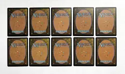 133 MTG MAGIC THE GATHERING 10 CARD MIXED LOT RARE GOLD UNCOMMON SILVER ♨ - Image 2