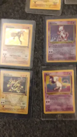 pokemon cards vintage base set jungle fossil pack 1998 1999 2000 holo and bulk - Image 1